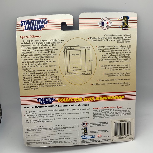 Vintage Starting Lineup 1998 MLB Baltimore Orioles Cal Ripken Jr. Figurine - Picture 6 of 8